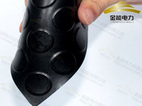圓凸點防滑絕緣橡膠墊，